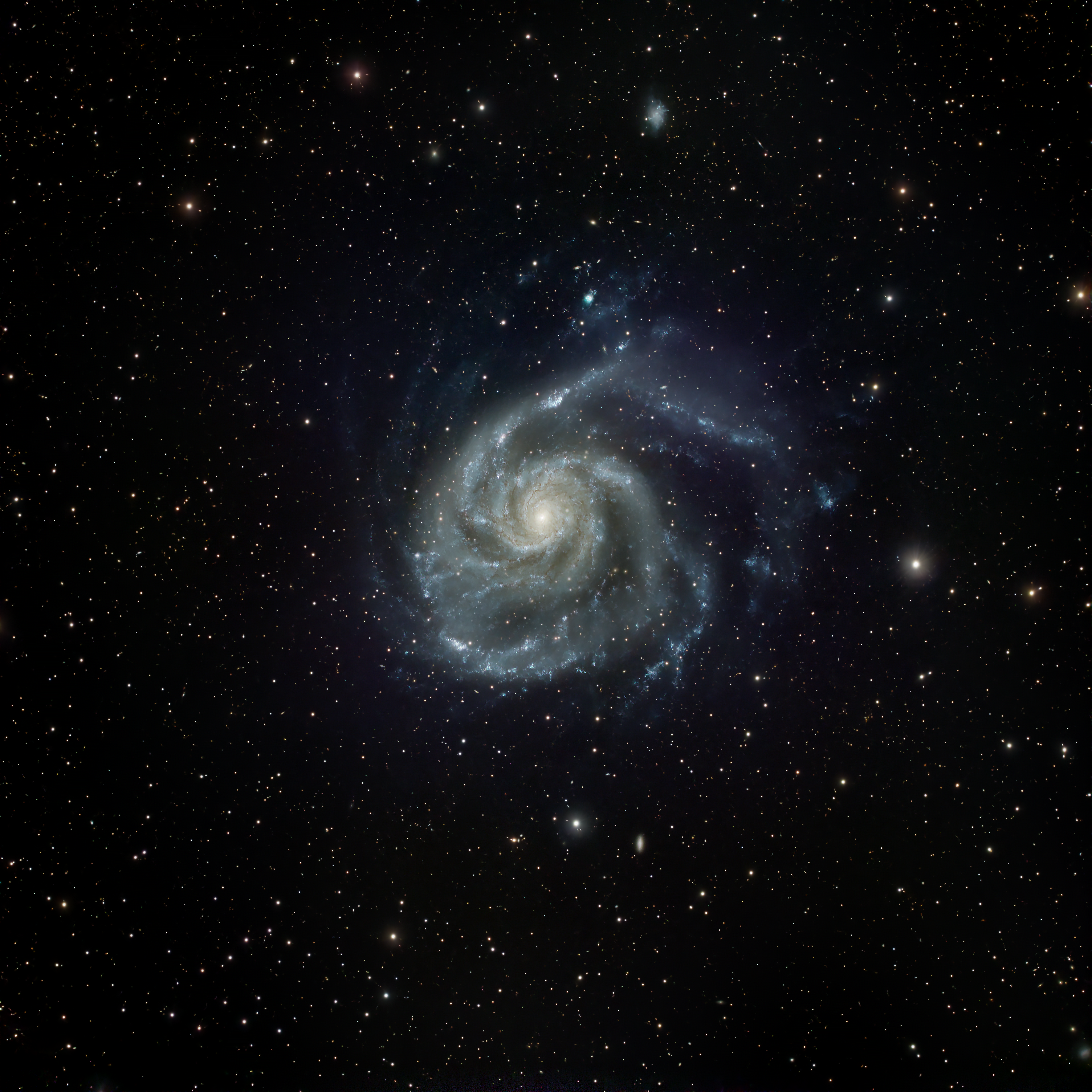M101, the Pinwheel Galaxy, photographed by Jeremiah Smith