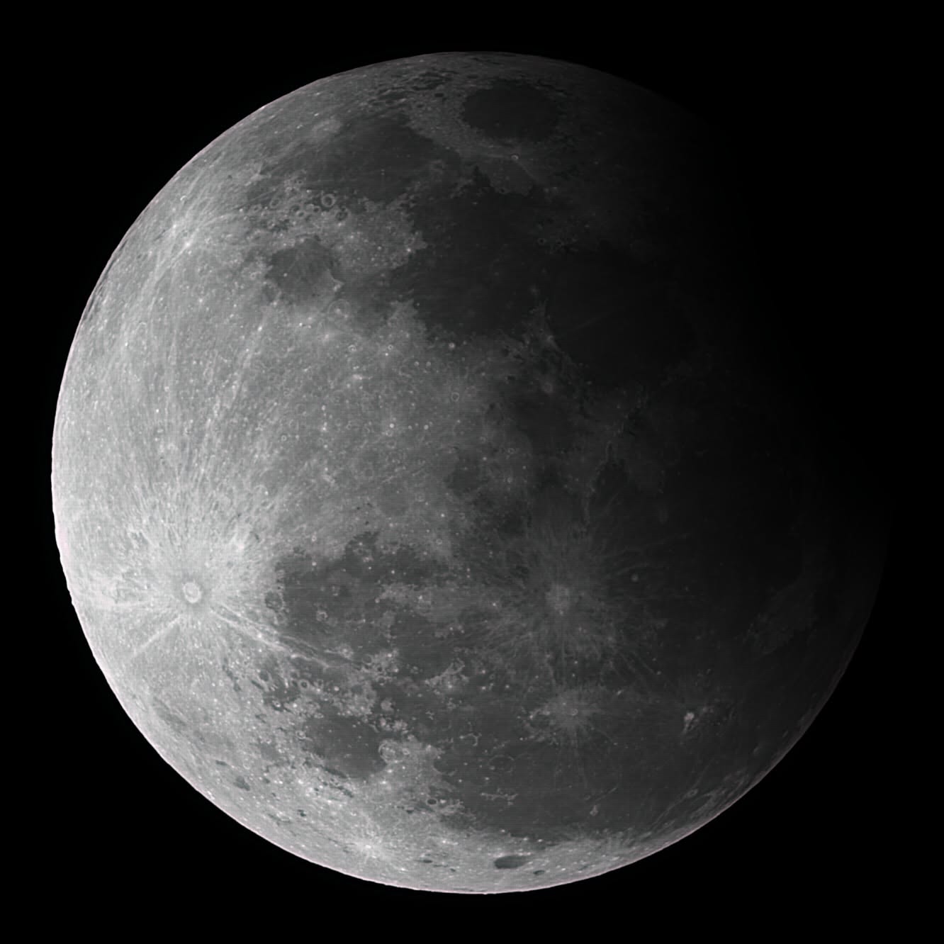 The September 2024 partial lunar eclipse photographed by Jeremiah Smith